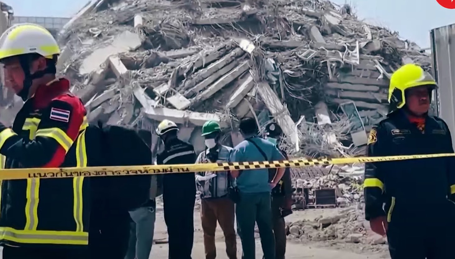 building collapsed after bangkok quake